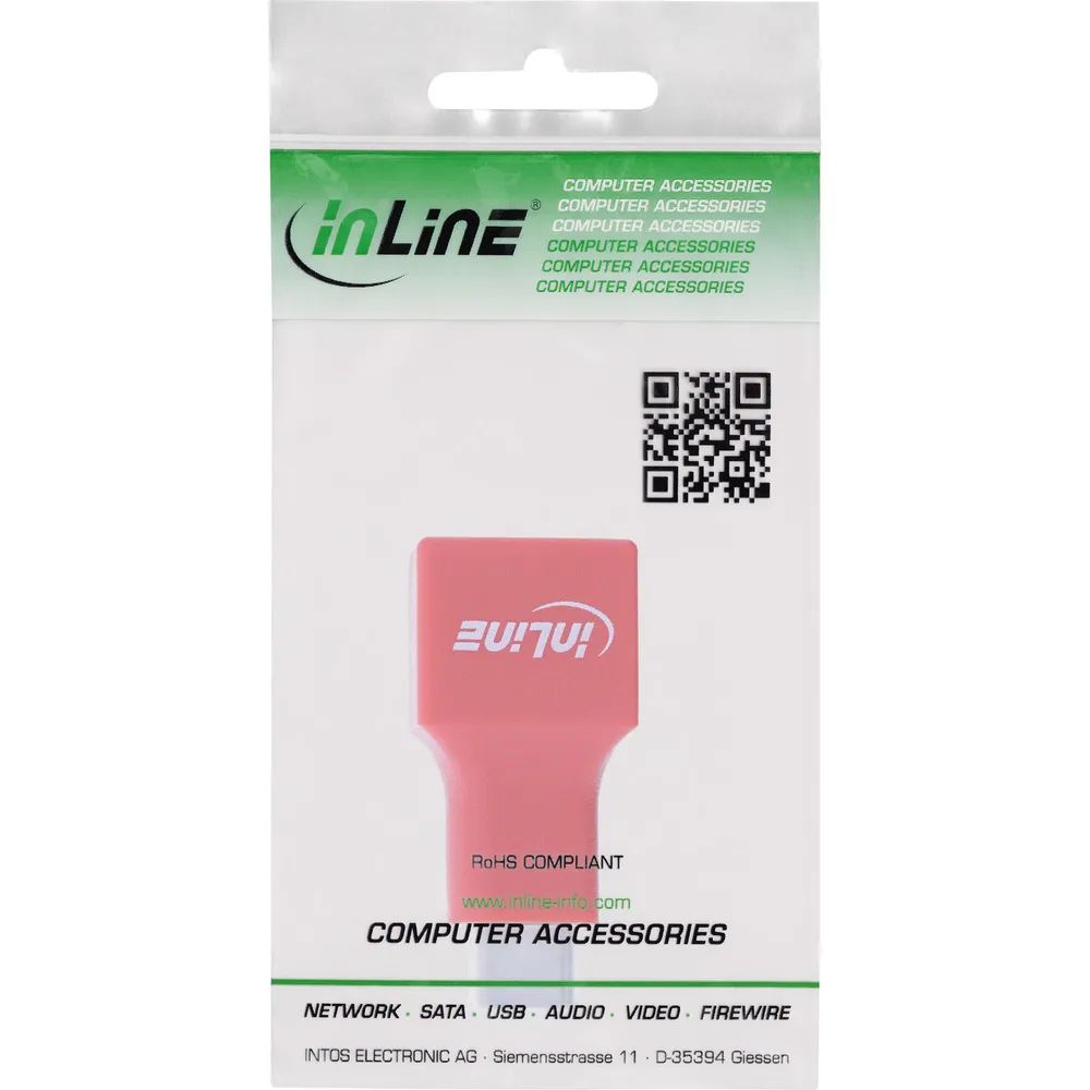 InLine USB-Datenblocker - Adapter USB-C Stecker an USB-A Buchse - 5 V - 1,5 A