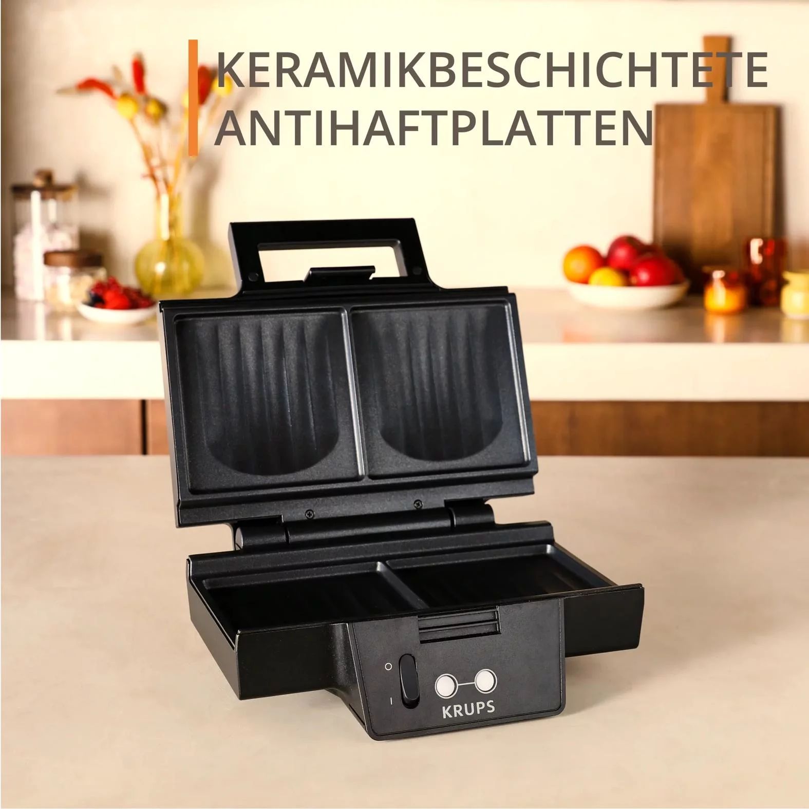 Krups Sandwichmaker FDK462 - Schwarz