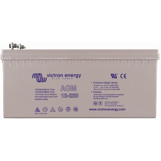 Victron 12V/220AH AGM DEEP CYCLE BATT. / VICTRO BAT412201084