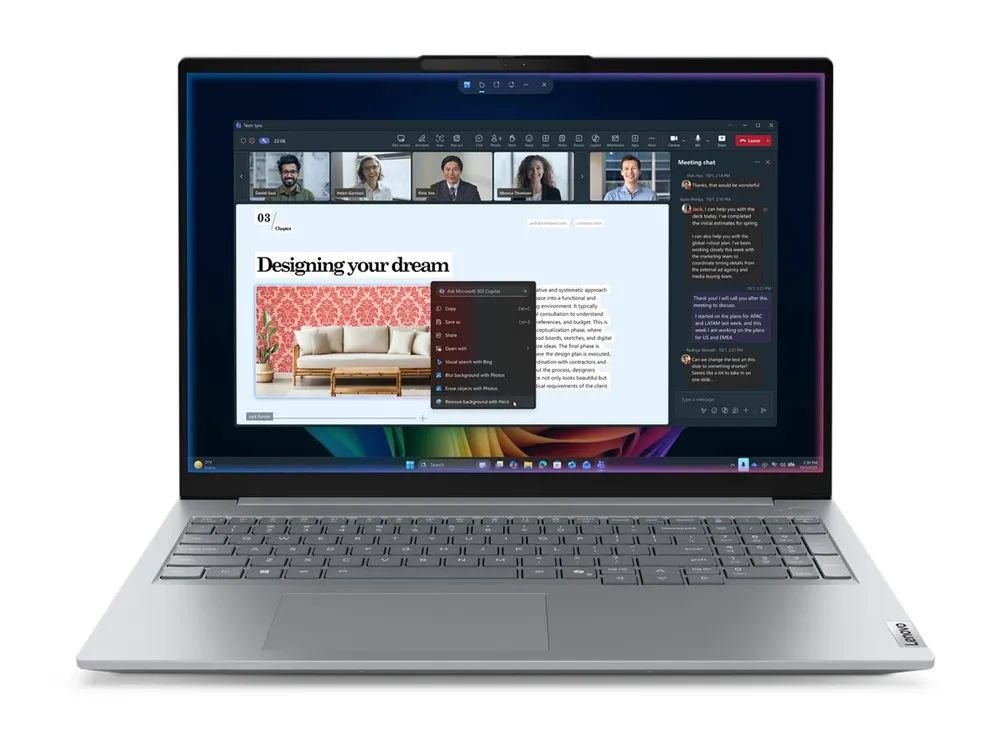 Lenovo ThinkBook 16 G9 IPL 21UR - Intel Core Ultra 7 355 - Win 11 Pro - Intel Graphics - 16 GB RAM - 512 GB SSD NVMe - 40.6 cm (16")