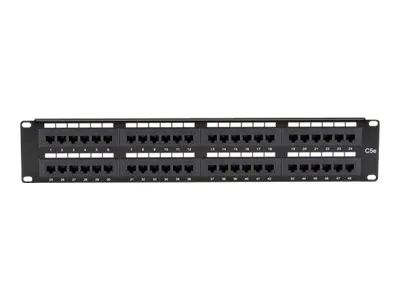Black Box Economy - Patch Panel - CAT 6 - RJ-45 X 48 - 2U - 48.3 cm (19")