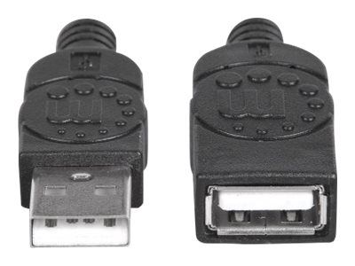 Manhattan USB-A to USB-A Extension Cable, 1m, Male to Female, 480 Mbps (USB 2.0)
