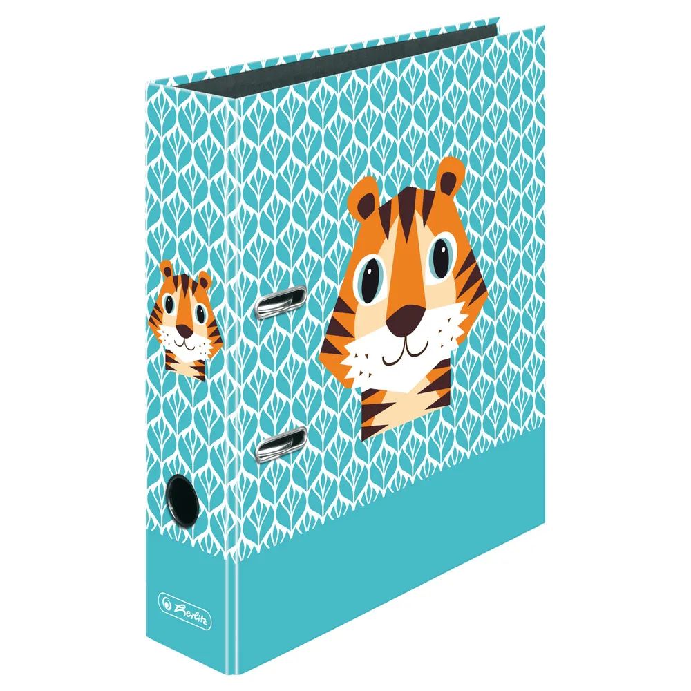 herlitz Ordner maX.file A4 8cm Cute Animals Tiger