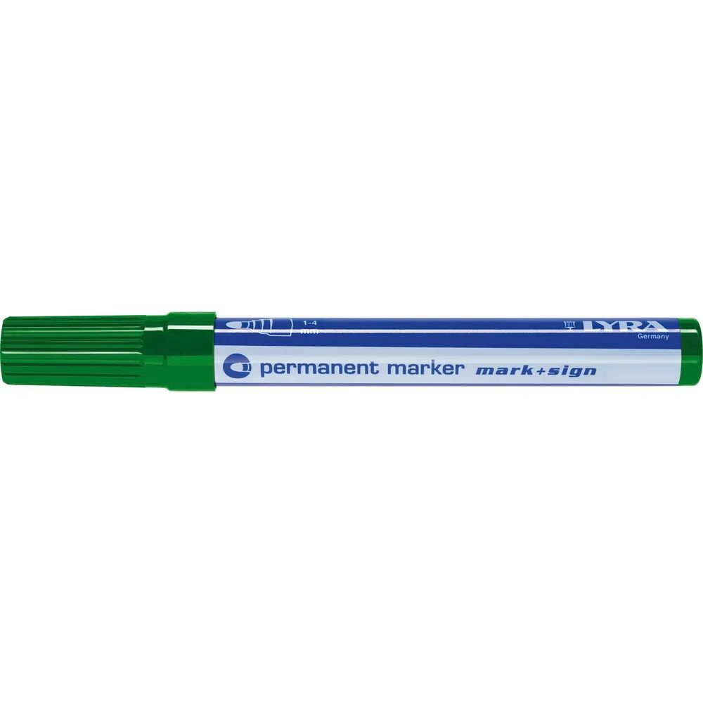 LYRA Permanent-Marker 112 Strichbreite 1-4 mm grün runde Spitze