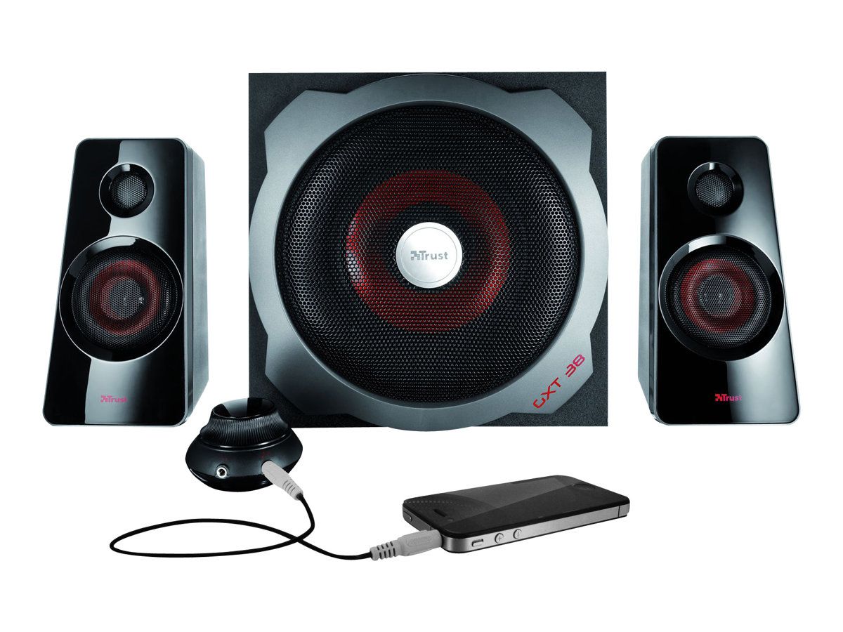 Trust GXT 38 - Lautsprechersystem - für PC - 2.1-Kanal - 60 Watt (Gesamt)
