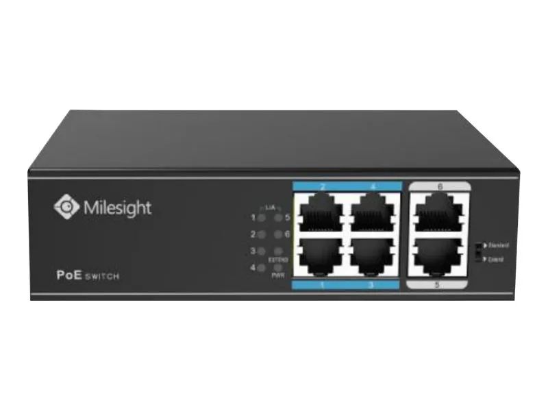 Milesight IoT Milesight MS-S0204-EL - Switch - 4 x 10/100 (PoE+)