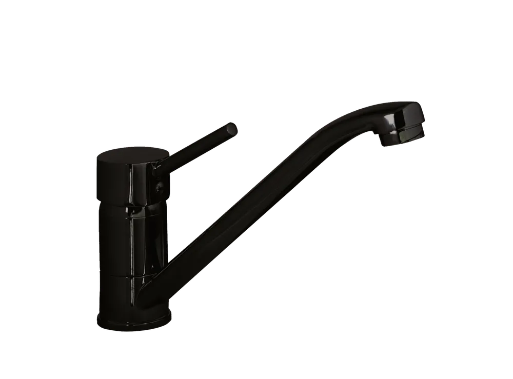 CMC Einhebelmischer BLACK Auslauf lang