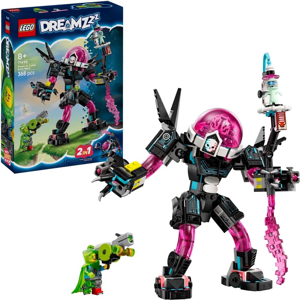 LEGO 71495 DREAMZzz Mateo vs. Cyberhirn-Mech