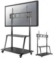 Neomounts NS-M4000BLACK - 150 kg - 152,4 cm (60") - 2,67 m (105") - 200 x 200 mm - 1000 x 600 mm - 1380 - 1530 mm