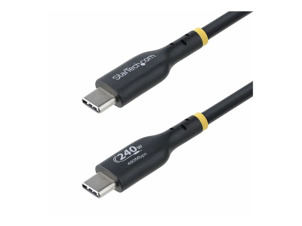 StarTech.com 3m USB-C Ladekabel, USB-IF zertifiziert, 240W PD EPR, M/M - USB-Kabel - 24 pin USB-C (M)