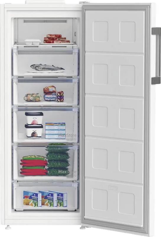 Beko B3RFNE274W Stand Gefrierschrank, Weiß