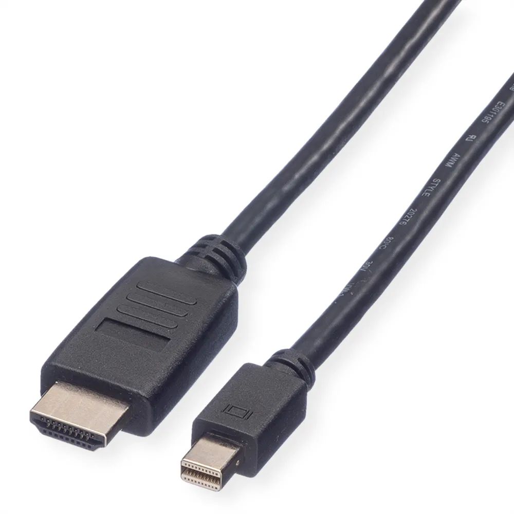 VALUE Mini DisplayPort Kabel, Mini DP-HDTV, ST/ST, schwarz, 4,5 m
