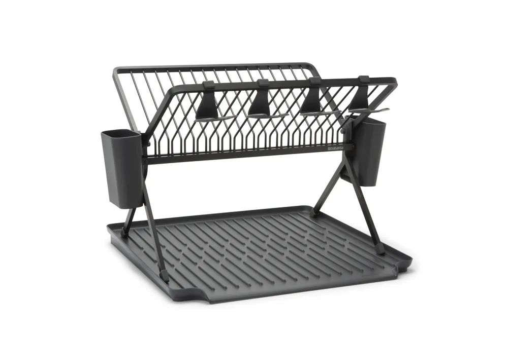 Brabantia SinkSide Faltbares Abtropfgestell, Groß - Black