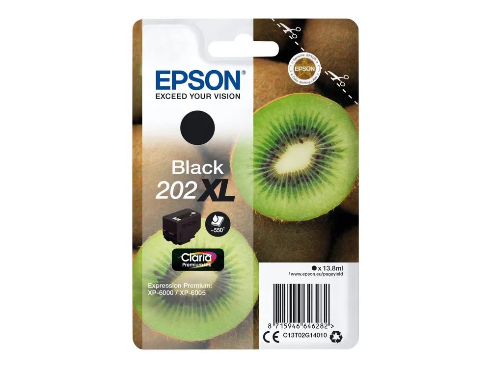 Epson 202XL - 13.8 ml - XL - Schwarz - original