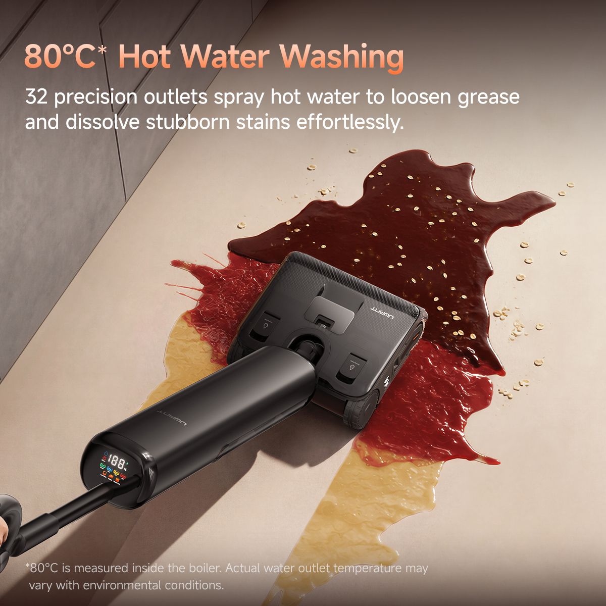 UWANT Wet&dry DX800 steam - black