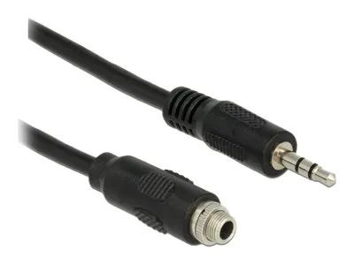 Delock Audioverlängerungskabel - mini-phone stereo 3.5 mm weiblich zu mini-phone stereo 3.5 mm männlich