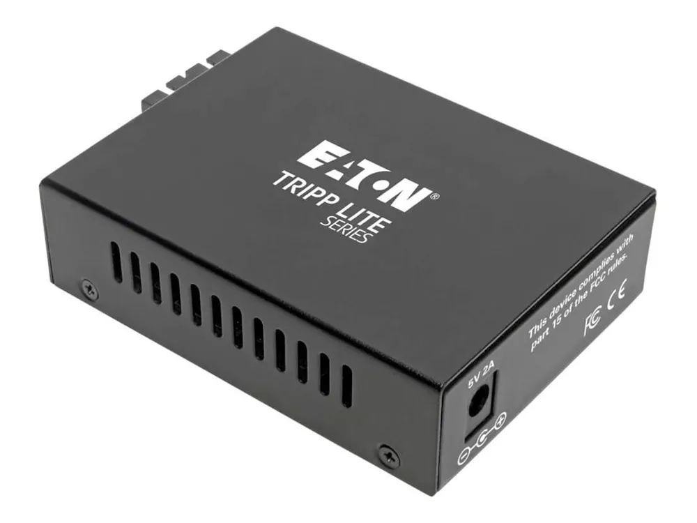Tripp Eaton Tripp Lite Series Gigabit Singlemode Fiber to Ethernet Media Converter, SMF 10/100/1000 SC, 1310 nm, 20 km (12.4 mi.)