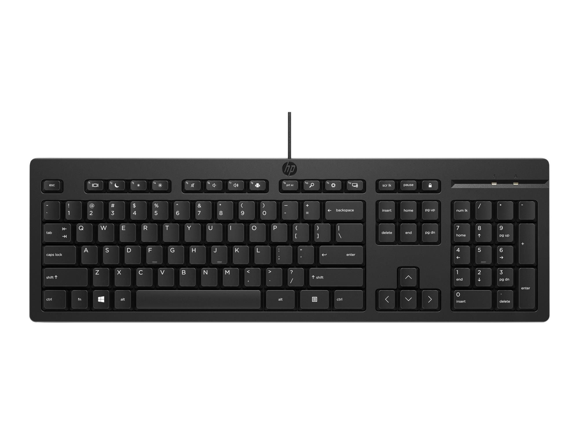 HP 125 G2 - Tastatur - 100% - full size - USB