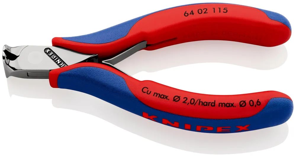 KNIPEX Elektronik-Vornschneider mit Mehrkomponenten-Hüllen 115 mm