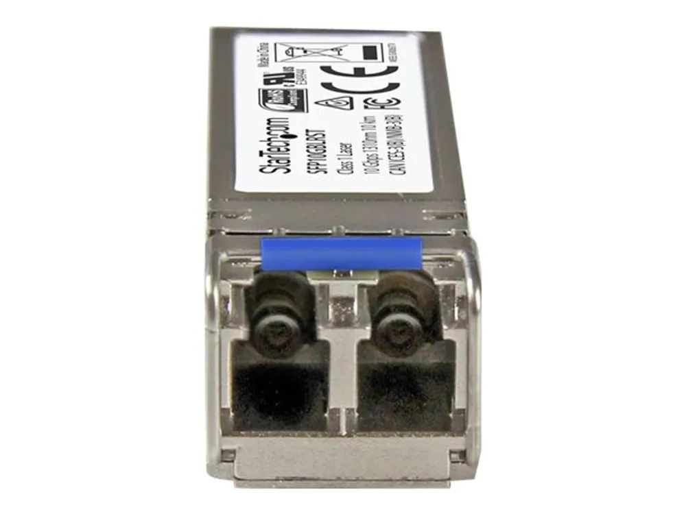 StarTech.com SFP-10GBASE-LR-ST Transceiver Modul (SFP+ Module, 10GBase-LR Cisco kompatibel, Glasfaser, 1310nm, LC Single Mode mit DDM)