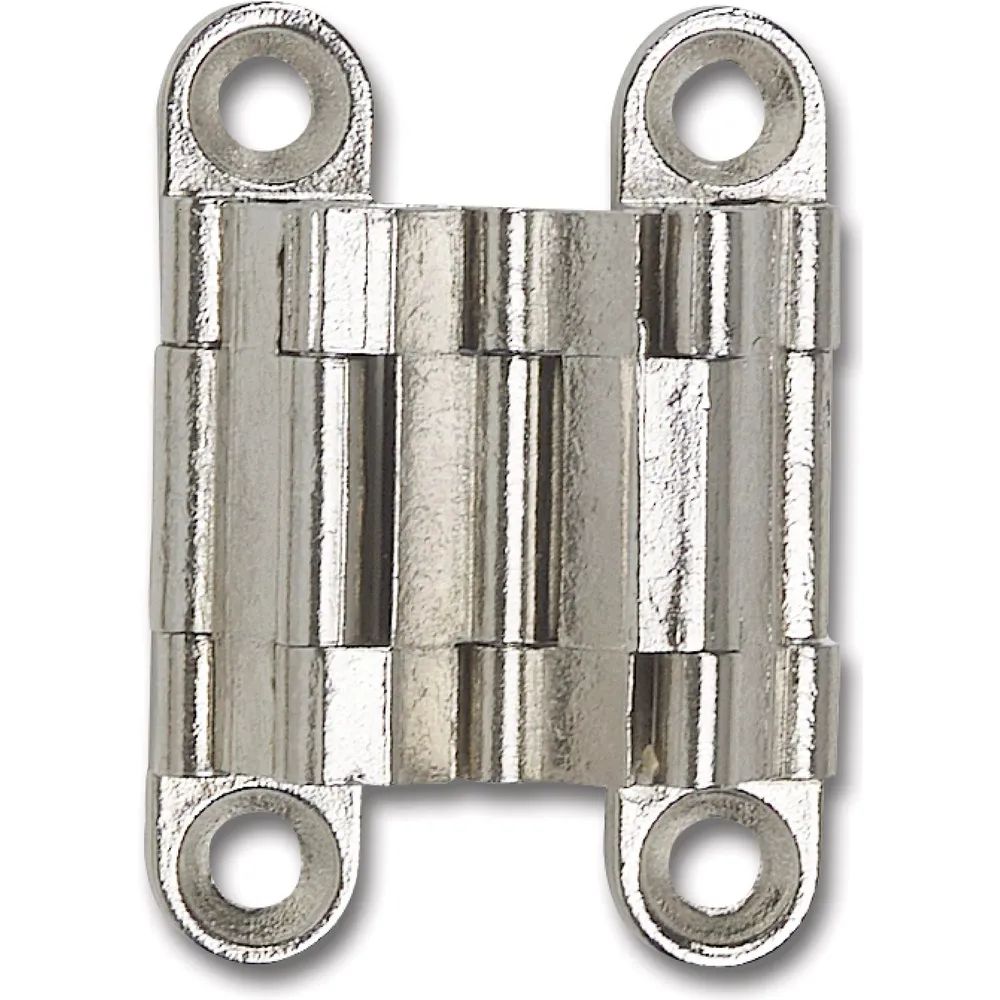MICRON Sepa-Thin Einlass-Scharnier, 39x9 mm, OW 180°, Messing vernickelt matt