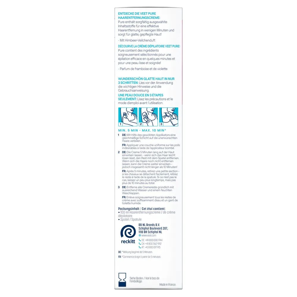 Veet Haarentfernungscreme Bikini&Achseln Sensitive 100ml