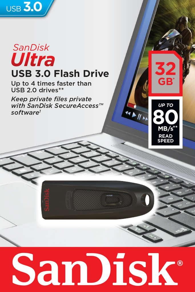 SanDisk Ultra - USB-Flash-Laufwerk - 32 GB