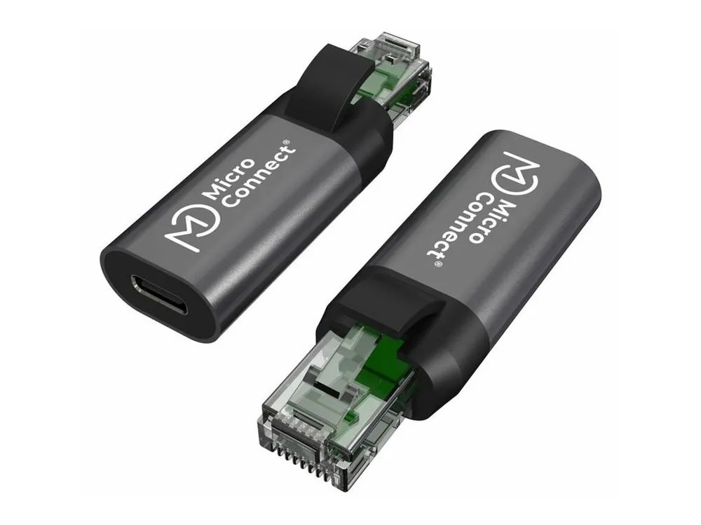 MicroConnect USB C Female to RJ45 Male Adapter - Adapter - Digital/Daten