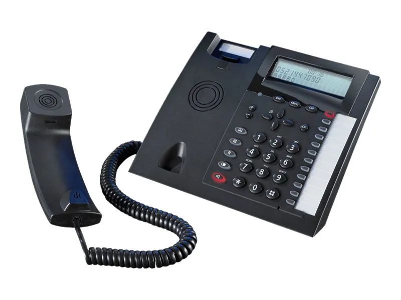 AGFEO T 18 - Telefon mit Schnur mit Rufnummernanzeige