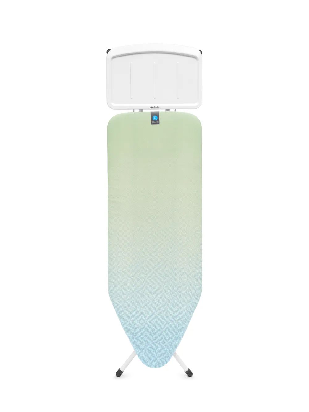Brabantia Bügeltisch C, 124x45cm, Dst-Ablage Solid - Soothing Sea