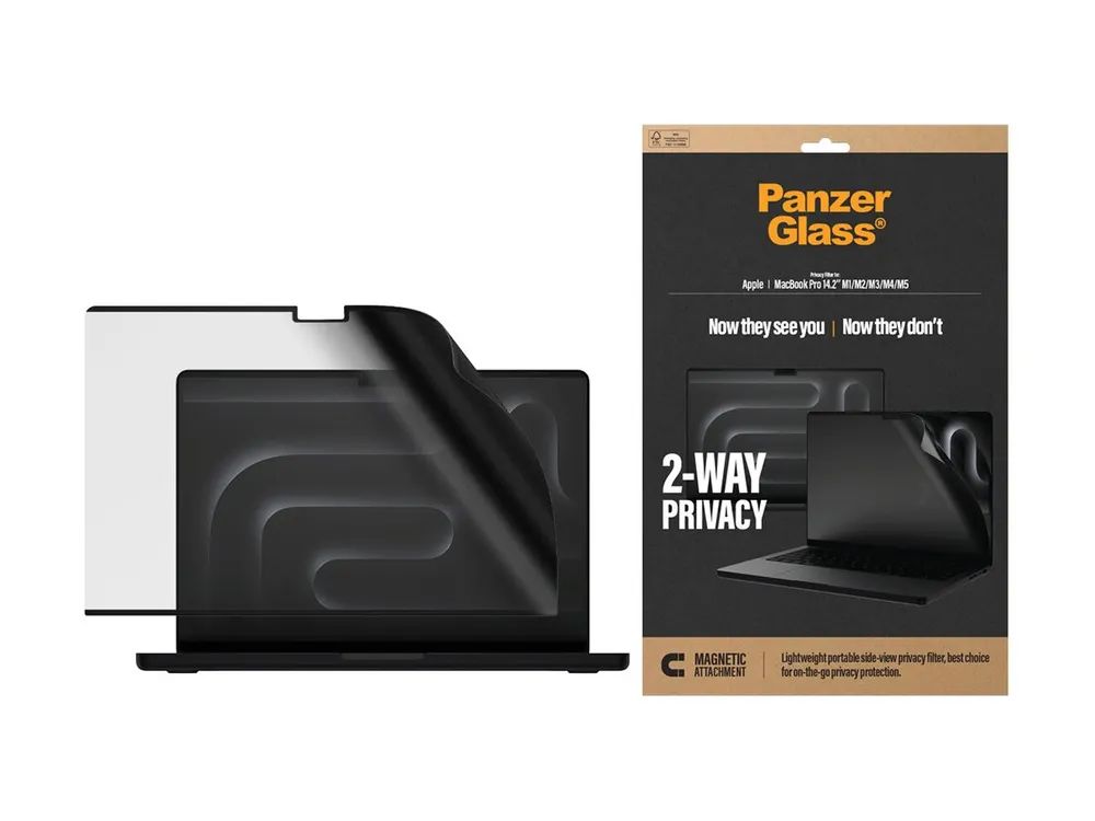 PanzerGlass Magnetic 2-Way Privacy Film Displayschutz Macbook Pro 14.2" M1| M2| M3| M4|