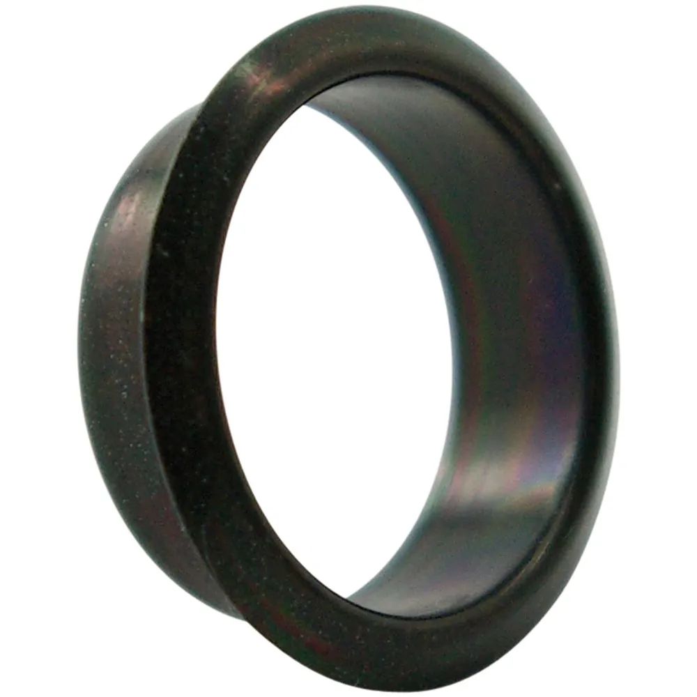 HEKNA Zylinderrosette ø 16,5 mm, Messing schwarz