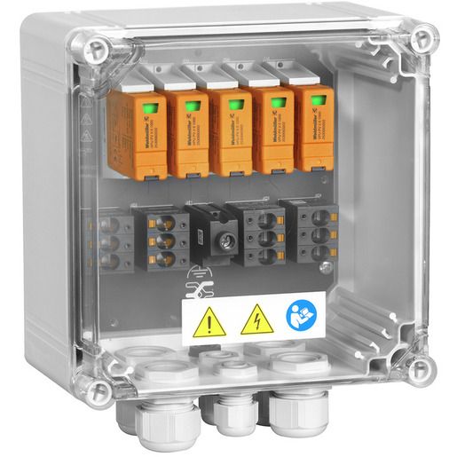 Weidmüller PV-FREISCHALTBOX 2E/1A 2MPPT / WEIDMÜ PVNDC2IN/1OUTX2SPD1R 2866320000