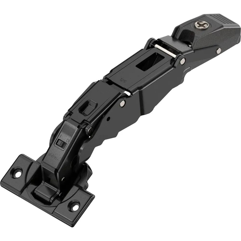 BLUM CLIP top BLUMOTION ONYX Profiltürscharnier 125°, gerade mit Feder,Schrauben