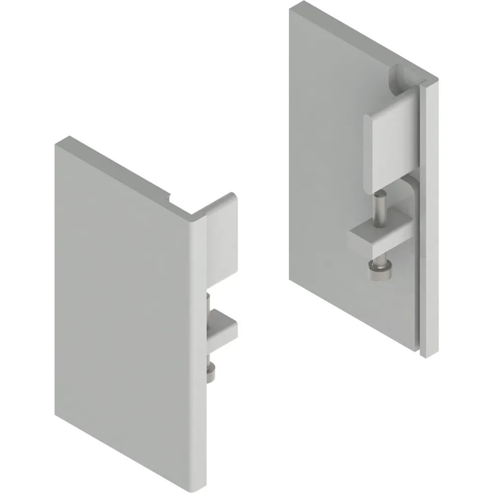 HELM 150 Abdeckkappe D Deckenmontage rechts RAL 7035 lichtgrau