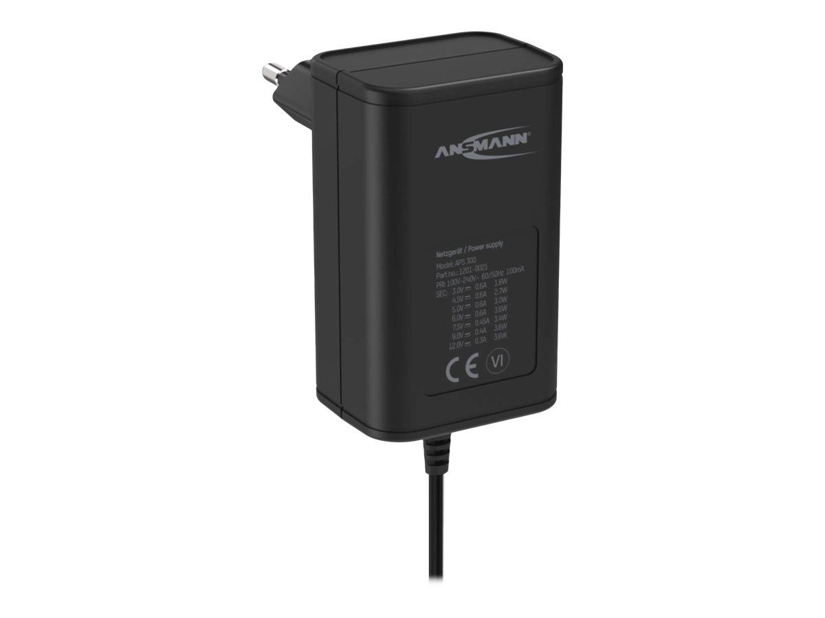 Ansmann APS 300 - Netzteil - 3.6 Watt - 0.6 A (power DC jack)