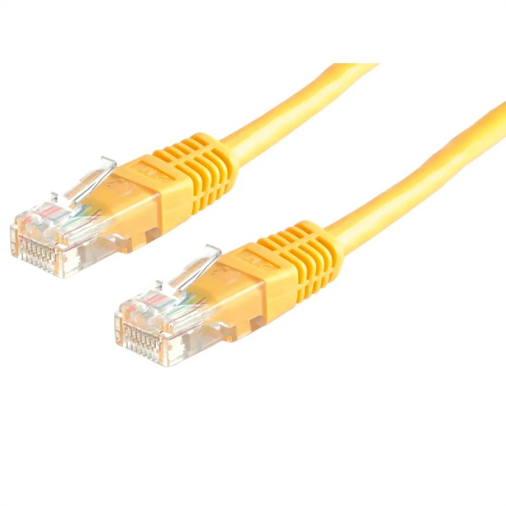 ROLINE Patchkabel Cat.5e (Class D) UTP, gelb, 3 m