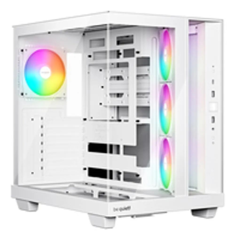 Be Quiet! Light Base 500 LX Weiß Midi Tower Gaming Gehäuse mit Seitenfenster - Midi/Minitower - ATX