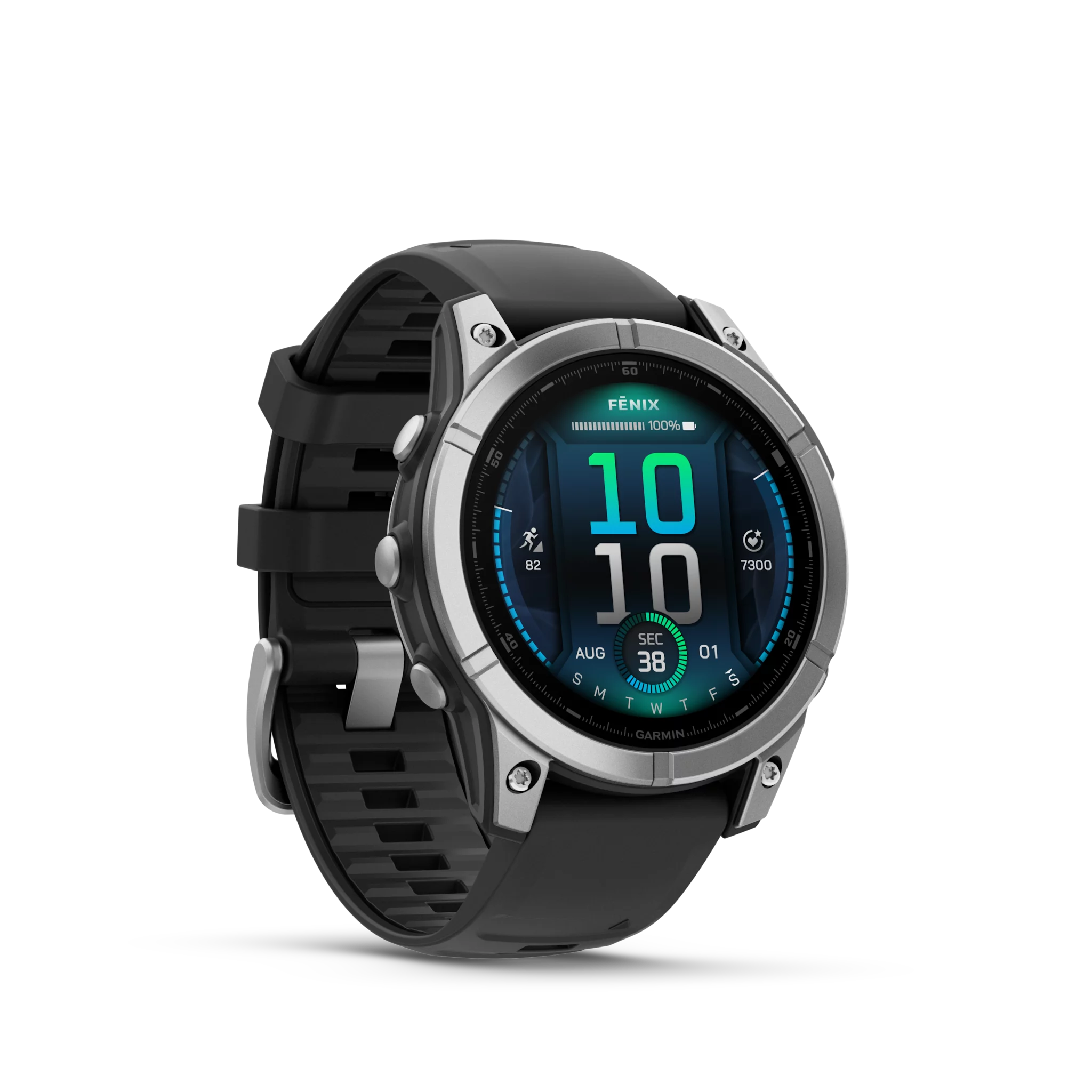 Garmin Fenix E, Schwarz/Silber