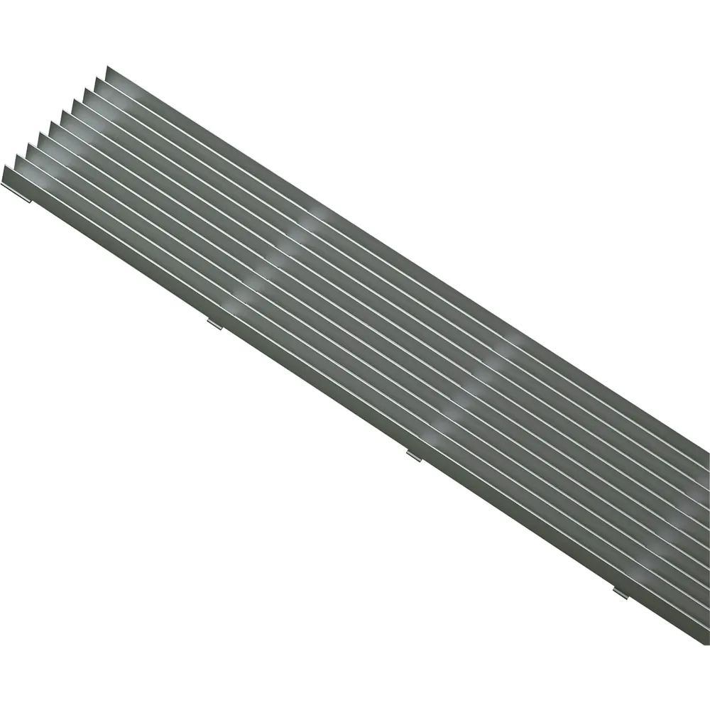 Alumis GmbH & Co. KG  ALUMIS Lüftungsgitter Lamellen 480 x 84 mm Aluminium natur eloxiert
