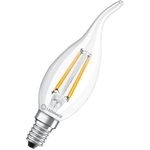 Ledvance LED KERZE 3,4W 927 E14 KLAR / LEDVAN SUPERIOR CLA BA40DIM 4099854060618