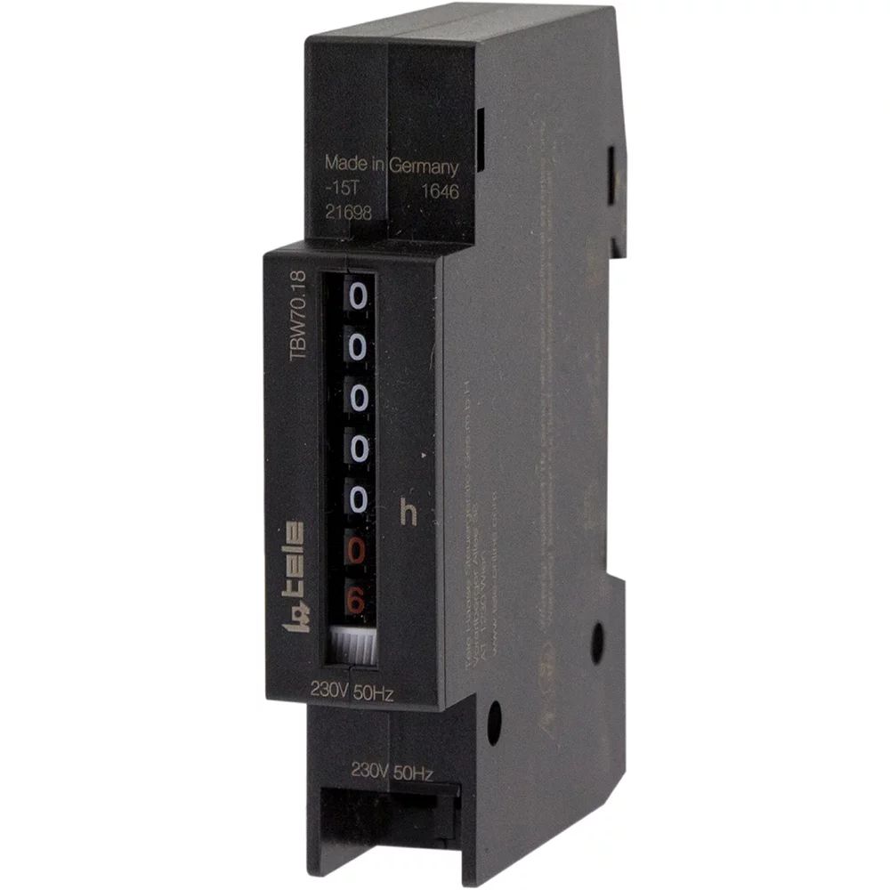 Tele Haase BETRIEBSTUNDENZÄHLER / TELEHA TBW70.18 230VAC 50HZ 711430