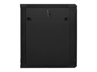 Lanberg Schrank Netzwerkschrank - geeignet für Wandmontage - Schwarz, RAL 9004 - 15U - 48.3 cm (19")