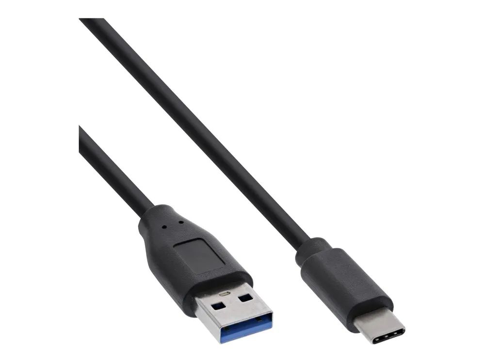 InLine USB 3.2 Gen.1x2 Kabel - USB-C Stecker an A Stecker - schwarz - 1,5m