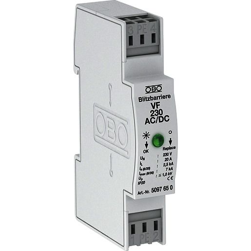OBO BLITZBARRIERE FÜR AC UND DC 23 / VF230-AC/DC 5097650