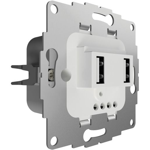 2USB UP LADESTAT M. 2 USB TAE RW GL / 2USB JP-3502BD 12W 2,4A 2U-449474