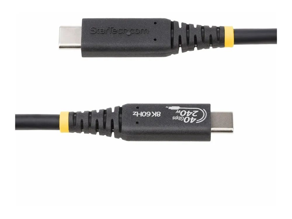 StarTech.com 1m USB4 Kabel, USB-IF Zertifiziertes USB-C Kabel, 40Gbps, 8K - USB-Kabel - 24 pin USB-C (M)