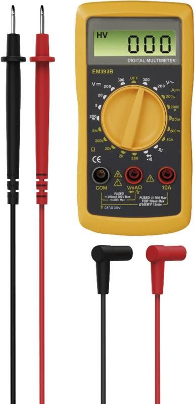 Hama 223565 DIGITALMULTIMETER, CAT III, 300V
