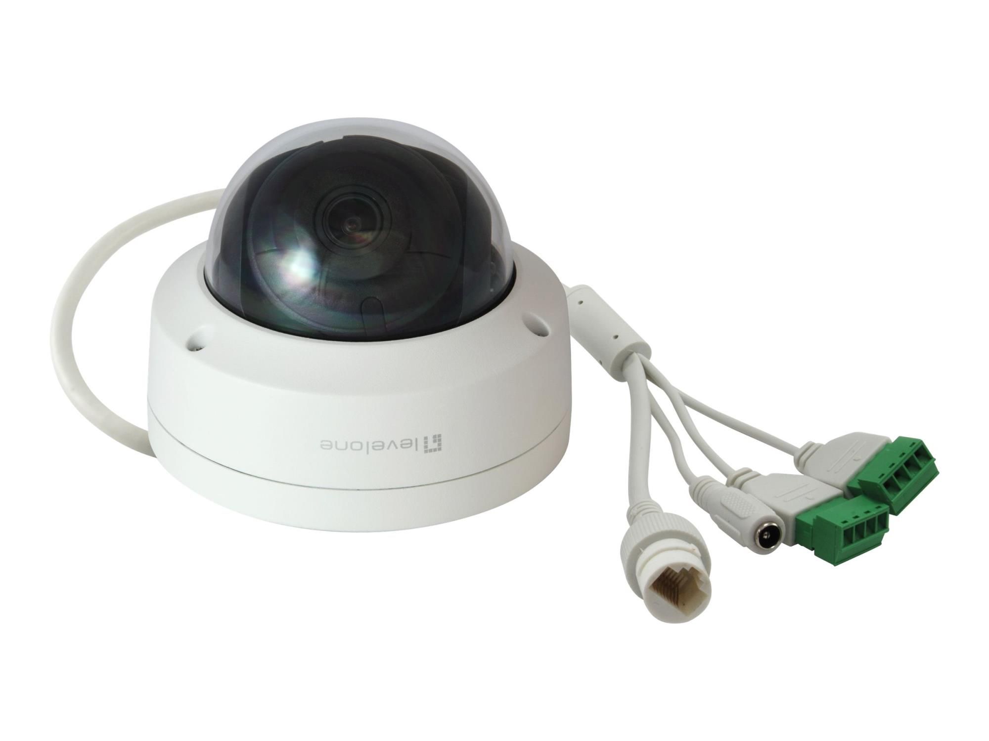 LevelOne GEMINI series FCS-3403 - Netzwerk-Überwachungskamera - Kuppel - Außenbereich - Vandalismussicher / Wetterbeständig - Farbe (Tag&Nacht)
