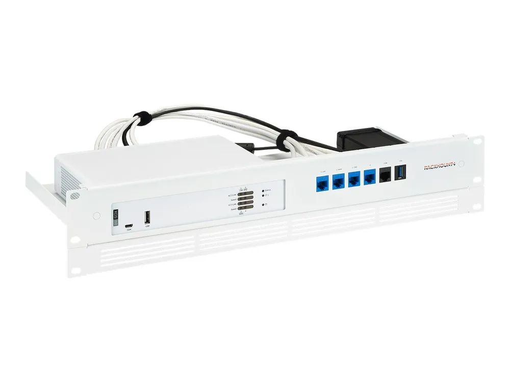 Rackmount.IT RM-SR-T14 - Montagesatz für Netzwerkgeräte - Rack montierbar - Signal White - 1.3U - 48.3 cm (19")